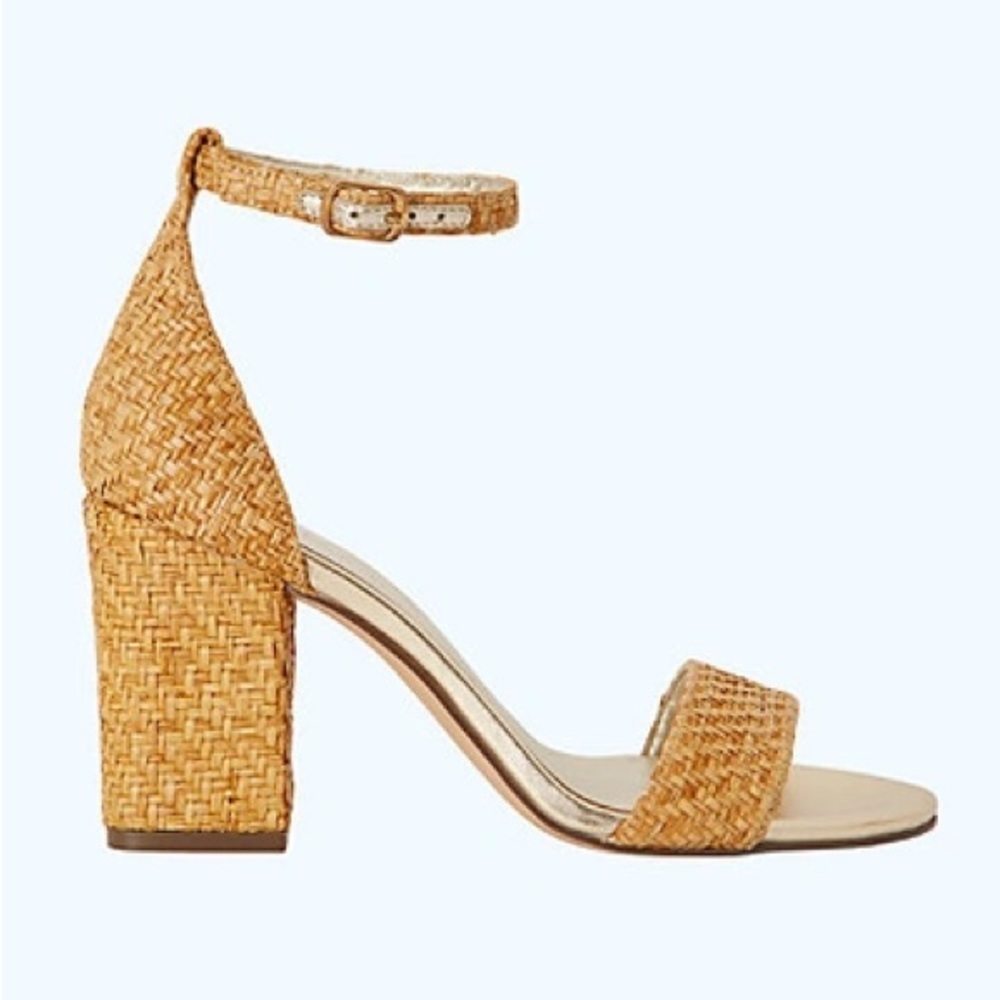BRAND NEW WITH TAGS LILLY PULITZER Amber Lynn Sandal in Natural.
